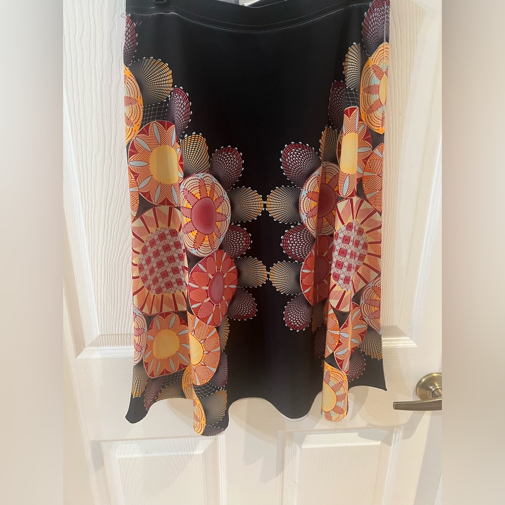 Colorful Floral Skirt from Trosman Argentinian Designer